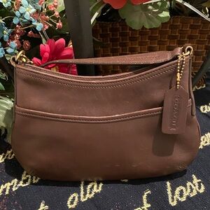 Coach Chocolate Brown Leather Mini Bag